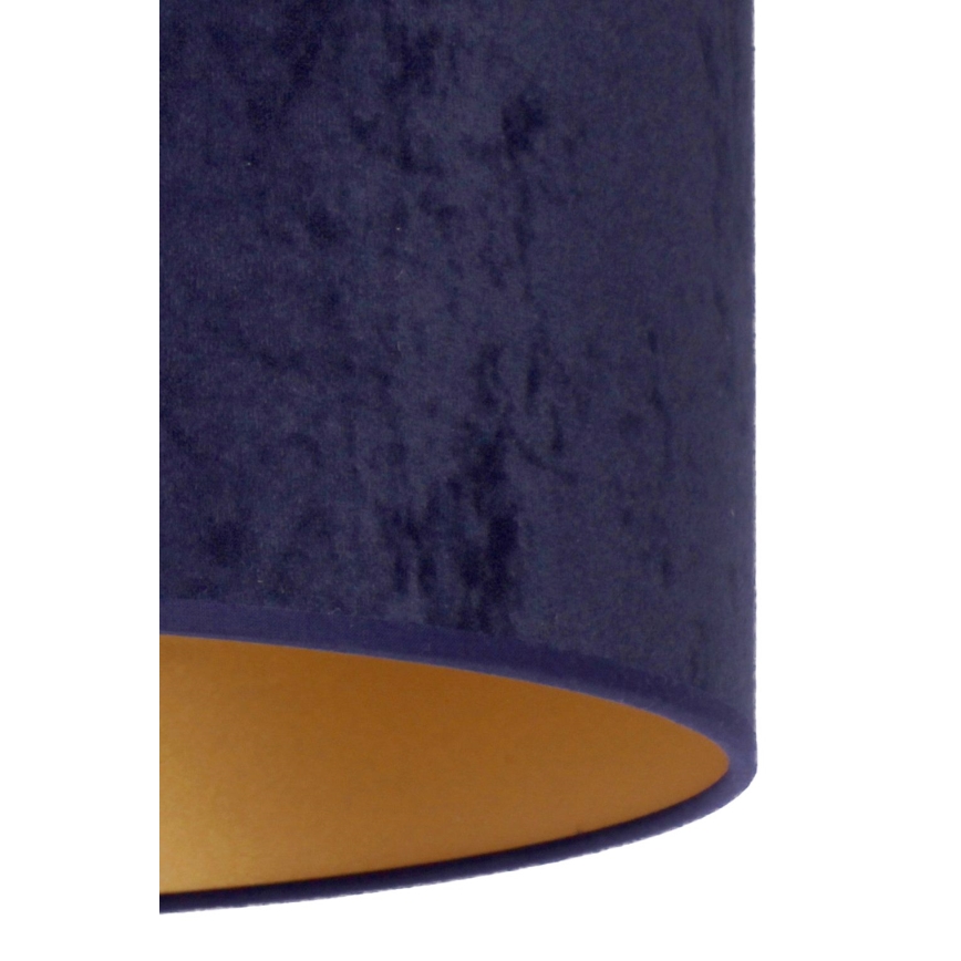 Duolla - Lampadario a sospensione con filo ROLLER 1xE27/15W/230V diametro 40 cm blu/oro