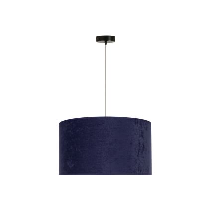 Duolla - Lampadario a sospensione con filo ROLLER 1xE27/15W/230V diametro 40 cm blu/oro