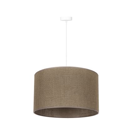 Duolla - Lampadario a sospensione con filo ROLLER 1xE27/15W/230V diametro 40 cm marrone