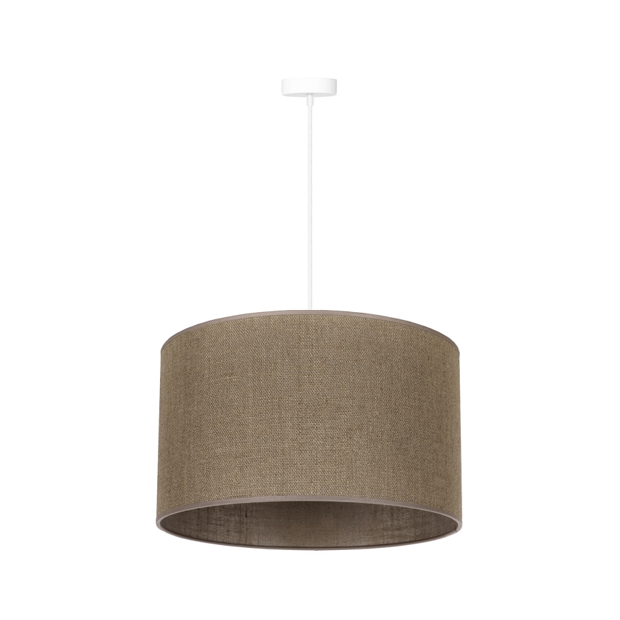 Duolla - Lampadario a sospensione con filo ROLLER 1xE27/15W/230V diametro 40 cm marrone