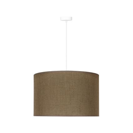 Duolla - Lampadario a sospensione con filo ROLLER 1xE27/15W/230V diametro 40 cm marrone