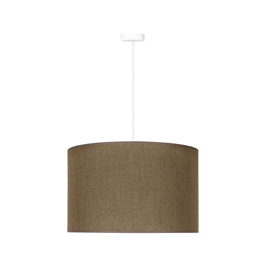 Duolla - Lampadario a sospensione con filo ROLLER 1xE27/15W/230V diametro 40 cm marrone