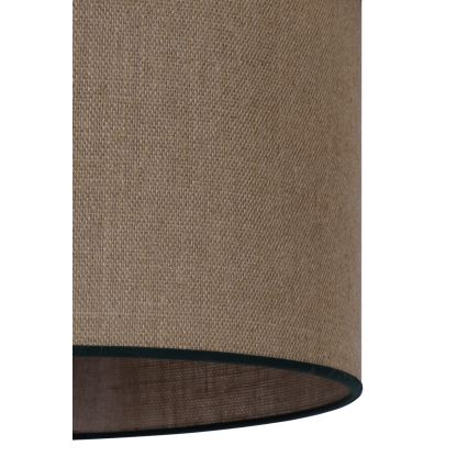 Duolla - Lampadario a sospensione con filo ROLLER 1xE27/15W/230V diametro 40 cm marrone/nero