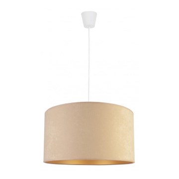Duolla - Lampadario a sospensione con filo ROLLER 1xE27/40W/230V diametro 40 cm beige