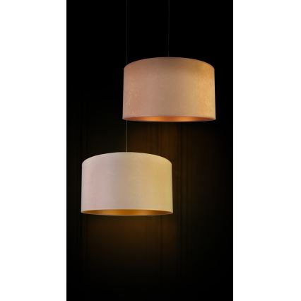 Duolla - Lampadario a sospensione con filo ROLLER 1xE27/40W/230V diametro 40 cm beige