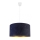 Duolla - Lampadario a sospensione con filo ROLLER 1xE27/40W/230V diametro 40 cm blu
