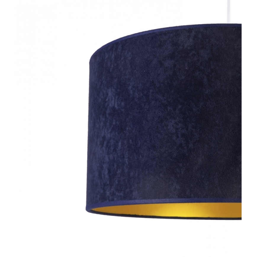 Duolla - Lampadario a sospensione con filo ROLLER 1xE27/40W/230V diametro 40 cm blu