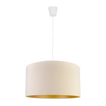 Duolla - Lampadario a sospensione con filo ROLLER 1xE27/40W/230V diametro 40 cm color crema