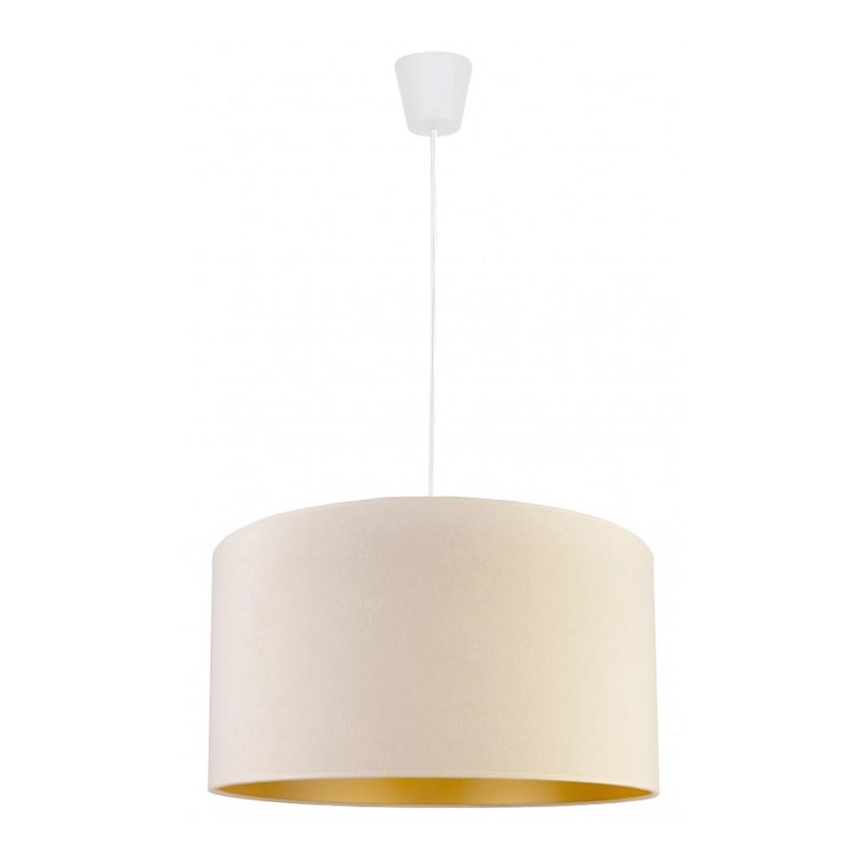 Duolla - Lampadario a sospensione con filo ROLLER 1xE27/40W/230V diametro 40 cm color crema