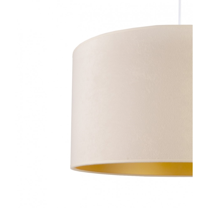 Duolla - Lampadario a sospensione con filo ROLLER 1xE27/40W/230V diametro 40 cm color crema