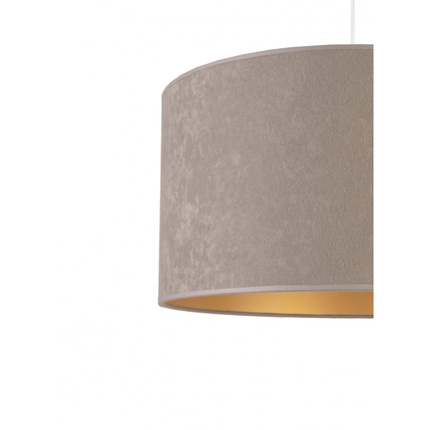 Duolla - Lampadario a sospensione con filo ROLLER 1xE27/40W/230V diametro 40 cm grigio