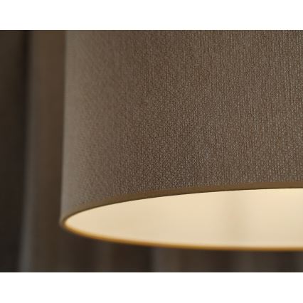 Duolla - Lampadario a sospensione con filo ROLLER ECO RECYCLING 1xE27/15W/230V diametro 45 cm color crema