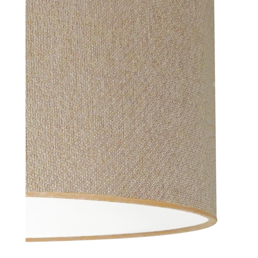 Duolla - Lampadario a sospensione con filo ROLLER ECO RECYCLING 1xE27/15W/230V diametro 45 cm color crema