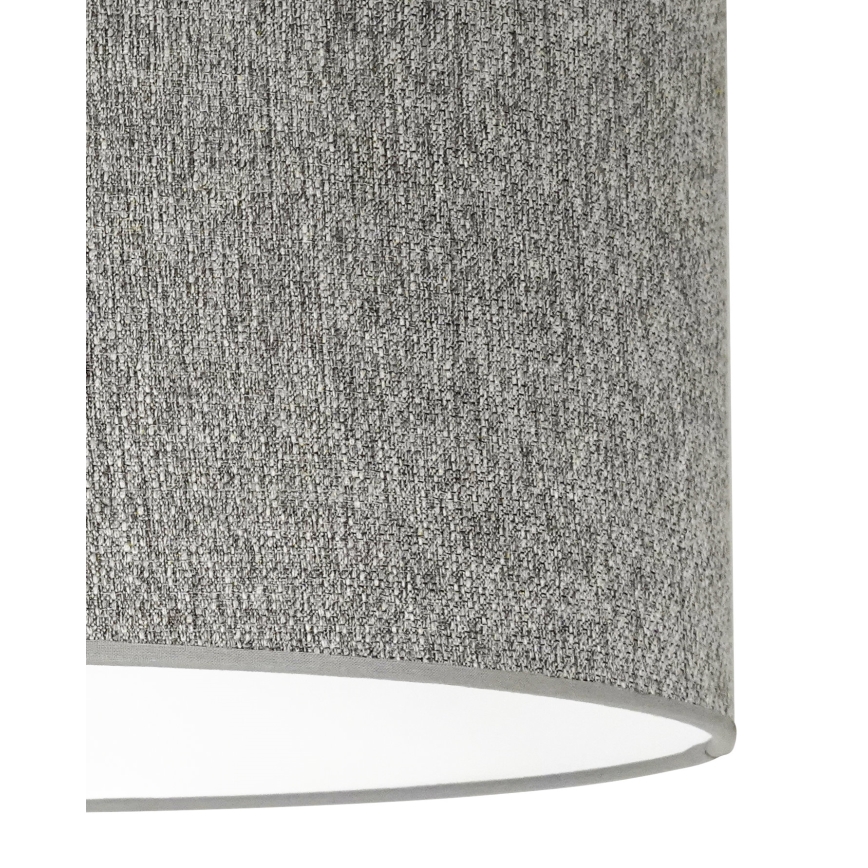 Duolla - Lampadario a sospensione con filo ROLLER ECO RECYCLING 1xE27/15W/230V diametro 45 cm grigio