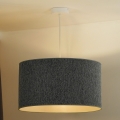 Duolla - Lampadario a sospensione con filo ROLLER ECO RECYCLING 1xE27/15W/230V diametro 45 cm verde