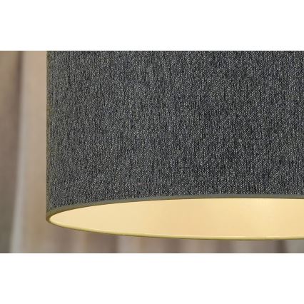 Duolla - Lampadario a sospensione con filo ROLLER ECO RECYCLING 1xE27/15W/230V diametro 45 cm verde