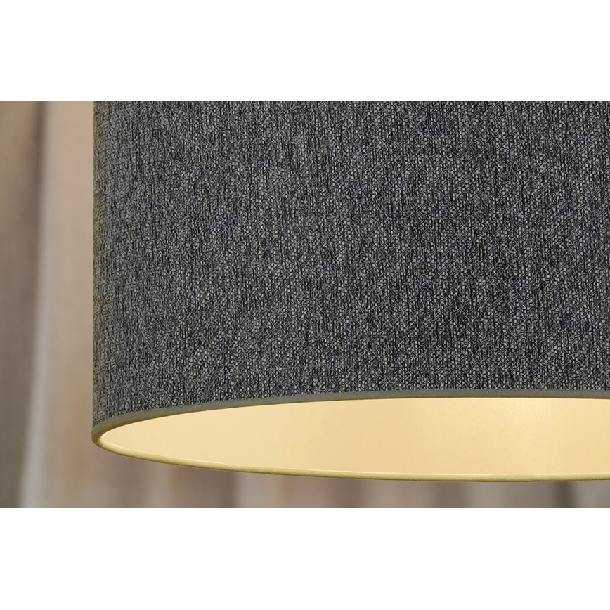 Duolla - Lampadario a sospensione con filo ROLLER ECO RECYCLING 1xE27/15W/230V diametro 45 cm verde