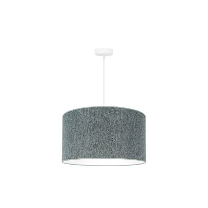 Duolla - Lampadario a sospensione con filo ROLLER ECO RECYCLING 1xE27/15W/230V diametro 45 cm verde