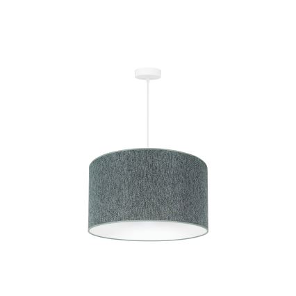 Duolla - Lampadario a sospensione con filo ROLLER ECO RECYCLING 1xE27/15W/230V diametro 45 cm verde