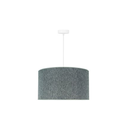 Duolla - Lampadario a sospensione con filo ROLLER ECO RECYCLING 1xE27/15W/230V diametro 45 cm verde