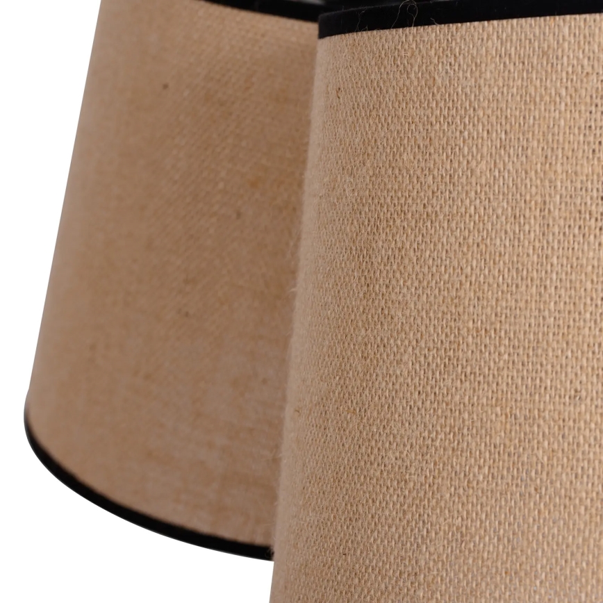 Duolla - Lampadario a sospensione con filo ROSSA 3xE27/15W/230V diametro 75 cm marrone/nero