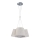 Duolla - Lampadario a sospensione con filo ROSSA 3xE27/40W/230V grigio chiaro