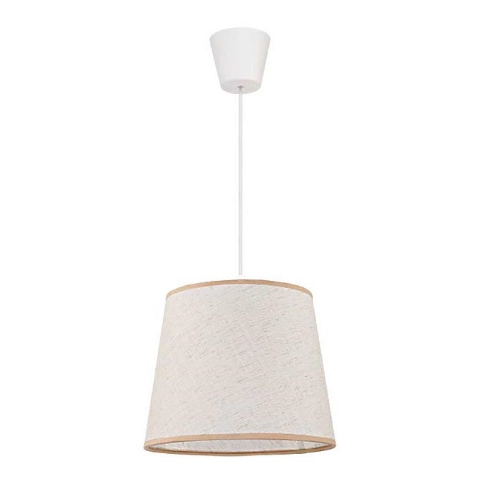 Duolla - Lampadario a sospensione con filo SOLO 1xE27/40W/230V diametro 24 cm beige chiaro