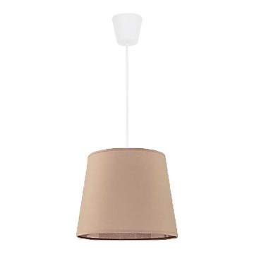 Duolla - Lampadario a sospensione con filo SOLO 1xE27/40W/230V diametro 24 cm beige