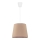 Duolla - Lampadario a sospensione con filo SOLO 1xE27/40W/230V diametro 24 cm beige