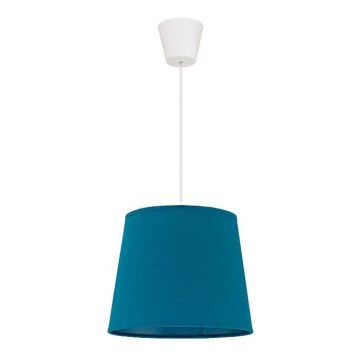 Duolla - Lampadario a sospensione con filo SOLO 1xE27/40W/230V diametro 24 cm blu