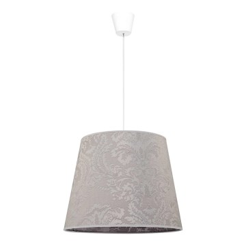 Duolla - Lampadario a sospensione con filo SOPRANO 1xE27/40W/230V diametro 38 cm argento