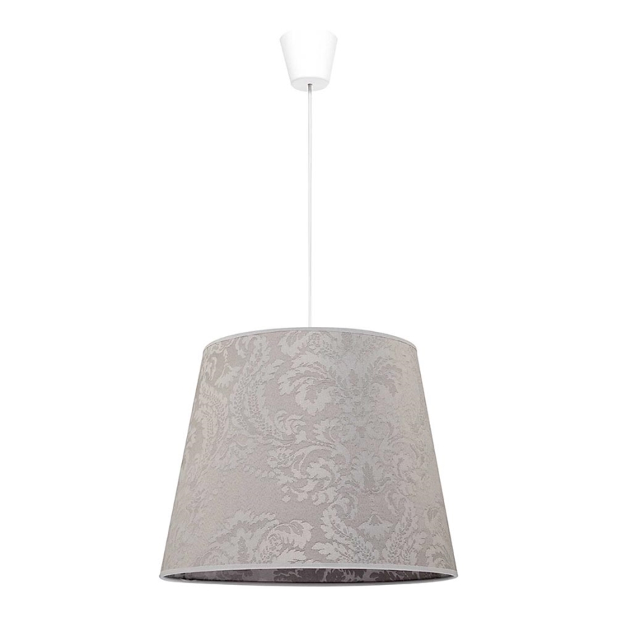 Duolla - Lampadario a sospensione con filo SOPRANO 1xE27/40W/230V diametro 38 cm argento