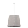 Duolla - Lampadario a sospensione con filo SOPRANO 1xE27/40W/230V diametro 38 cm argento