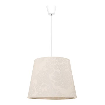 Duolla - Lampadario a sospensione con filo SOPRANO 1xE27/40W/230V diametro 38 cm beige