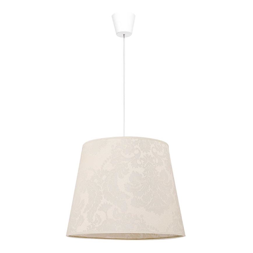 Duolla - Lampadario a sospensione con filo SOPRANO 1xE27/40W/230V diametro 38 cm beige
