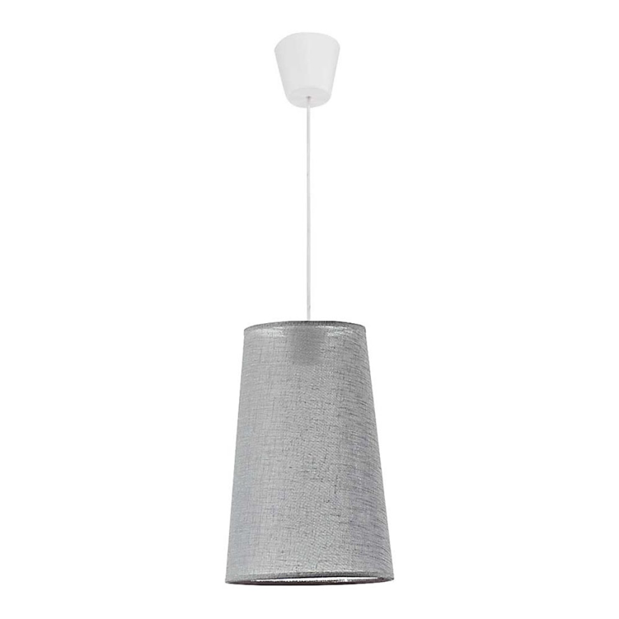 Duolla - Lampadario a sospensione con filo SOUL 1xE27/40W/230V diametro 19,4 cm grigio chiaro