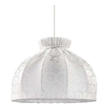 Duolla - Lampadario a sospensione con filo SYMPHONY 1xE27/40W/230V diametro 38 cm bianco