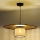 Duolla - Lampadario a sospensione con filo TOKYO RATTAN 1xE27/15W/230V diametro 50 cm oro/rattan