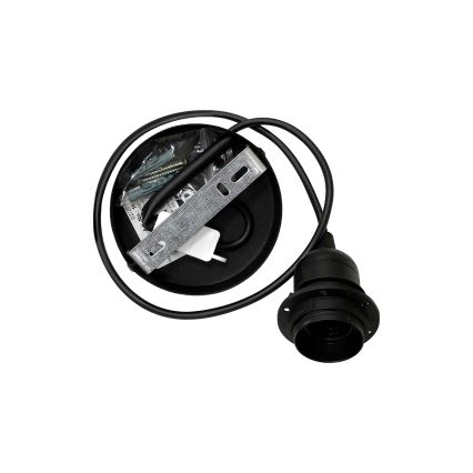 Duolla - Lampadario a sospensione con filo TRIO 1xE27/15W/230V diametro 45 cm nero/verde/bianco