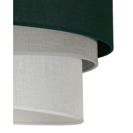 Duolla - Lampadario a sospensione con filo TRIO 1xE27/15W/230V diametro 45 cm verde/grigio/bianco
