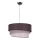 Duolla - Lampadario a sospensione con filo TRIO 1xE27/40W/230V diametro 45 cm antracite/grigio/bianco