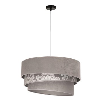 Duolla - Lampadario a sospensione con filo TRIO 1xE27/40W/230V diametro 45 cm grigio