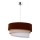 Duolla - Lampadario a sospensione con filo TRIO 1xE27/40W/230V diametro 45 cm marrone/beige/bianco