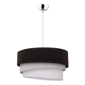 Duolla - Lampadario a sospensione con filo TRIO 1xE27/40W/230V diametro 45 cm nero/grigio/bianco
