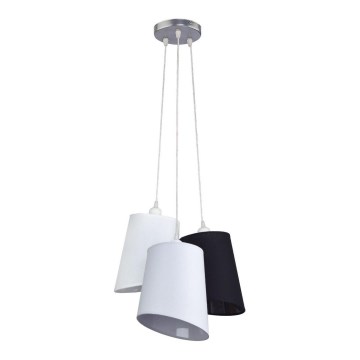 Duolla - Lampadario a sospensione con filo VERONA 3xE27/40W/230V diametro 40 cm
