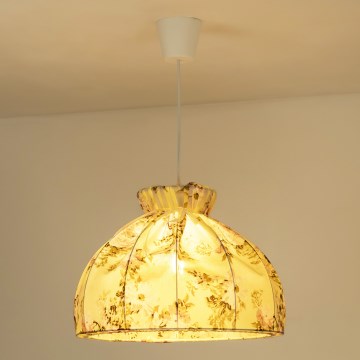 Duolla - Lampadario a sospensione con filo VIOLIN 1xE27/40W/230V diametro 38 cm rosa