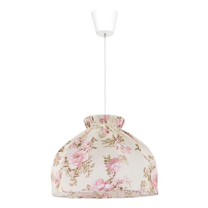 Duolla - Lampadario a sospensione con filo VIOLIN 1xE27/40W/230V diametro 38 cm rosa