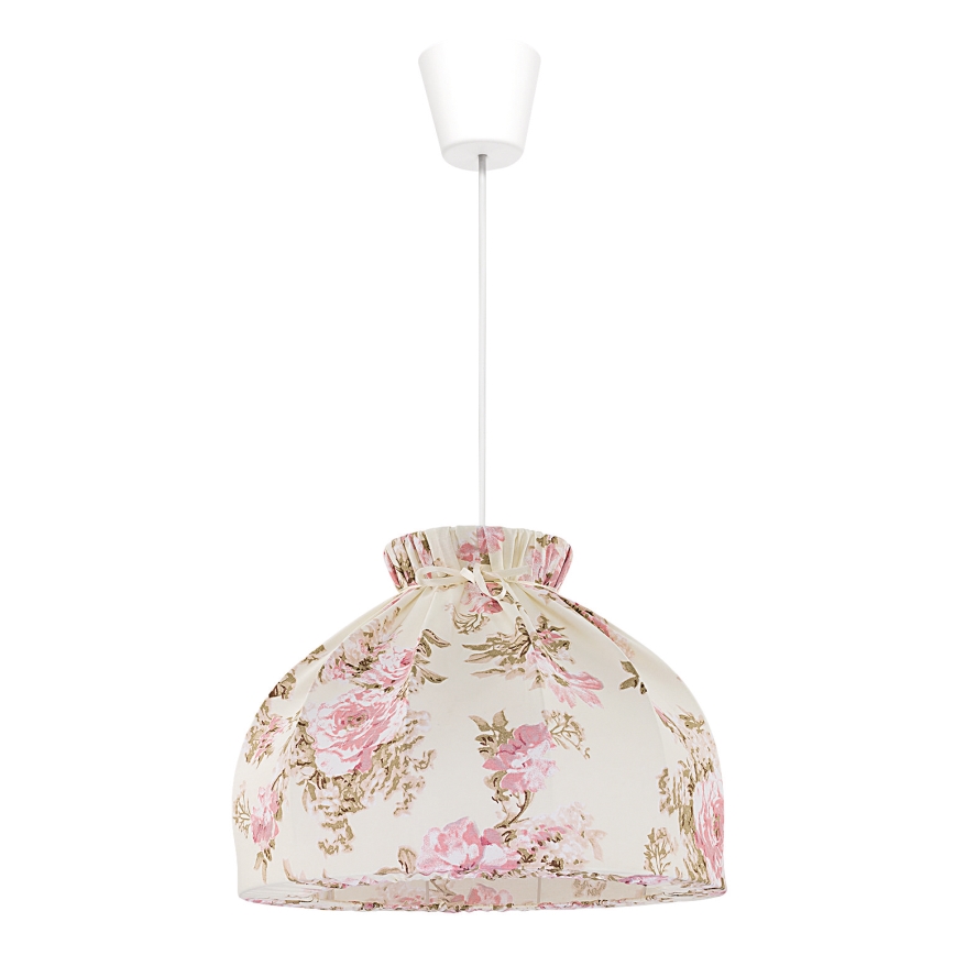 Duolla - Lampadario a sospensione con filo VIOLIN 1xE27/40W/230V diametro 38 cm rosa