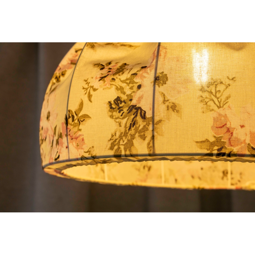 Duolla - Lampadario a sospensione con filo VIOLIN 1xE27/40W/230V diametro 38 cm rosa