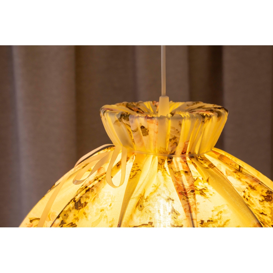 Duolla - Lampadario a sospensione con filo VIOLIN 1xE27/40W/230V diametro 38 cm rosa